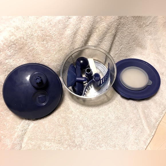 Tupperware Quick Chef Food Processor, Chopper, Mixer - Blue Manual - Picture 1 of 4